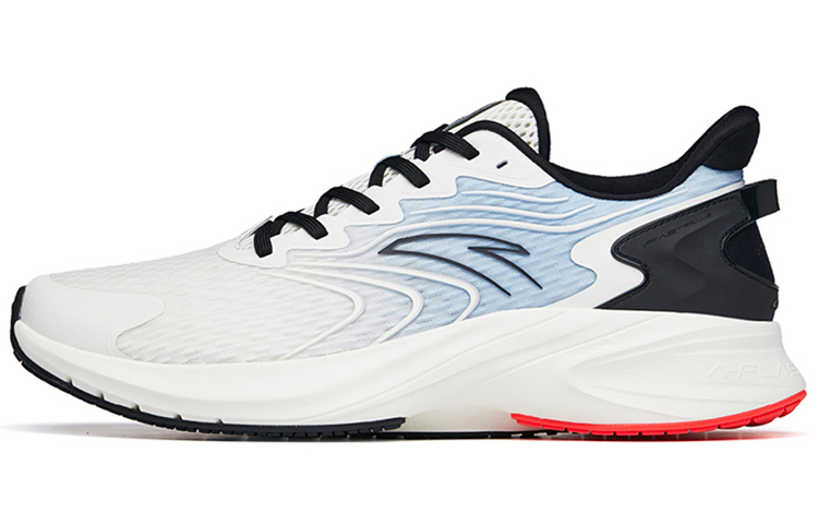 Anta Gazelle 1.0 Cushioning Slip Resistant Abrasion Resistant Breathable Low top Running Shoes Men's White Black Blue
