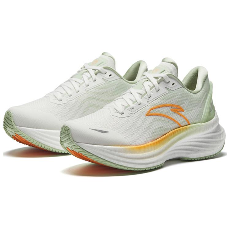 Anta Cushioning Slip Resistant Cushioning Slip Resistant Low top Casual Running Shoes Men’s White Green