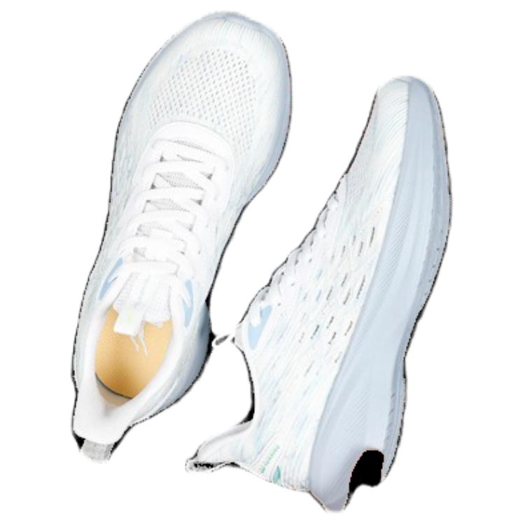 QIAODAN Comfortable Slip Resistant Low top Running Shoes Men’s White Blue