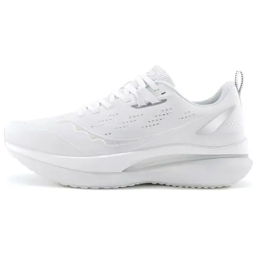 Saucony Tide Mesh Cushioning Abrasion Resistant Breathable Low top Casual Running Shoes Unisex White