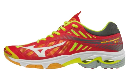 Mizuno Wave Lightning Z4 Comfortable Textile, Synthetic Leather Slip Resistant, Abrasion Resistant, Breathable Low top