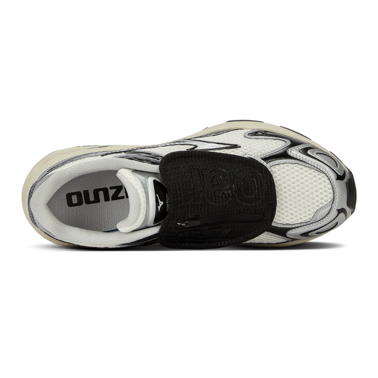 Mizuno Racer S Running Shoes Unisex Low Top Beige Apricot/Black/Silver