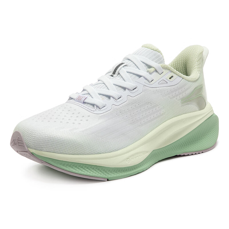 361° Magic Carpet Running Shoes Women’s Low Top 361 Degrees White/Melon Green