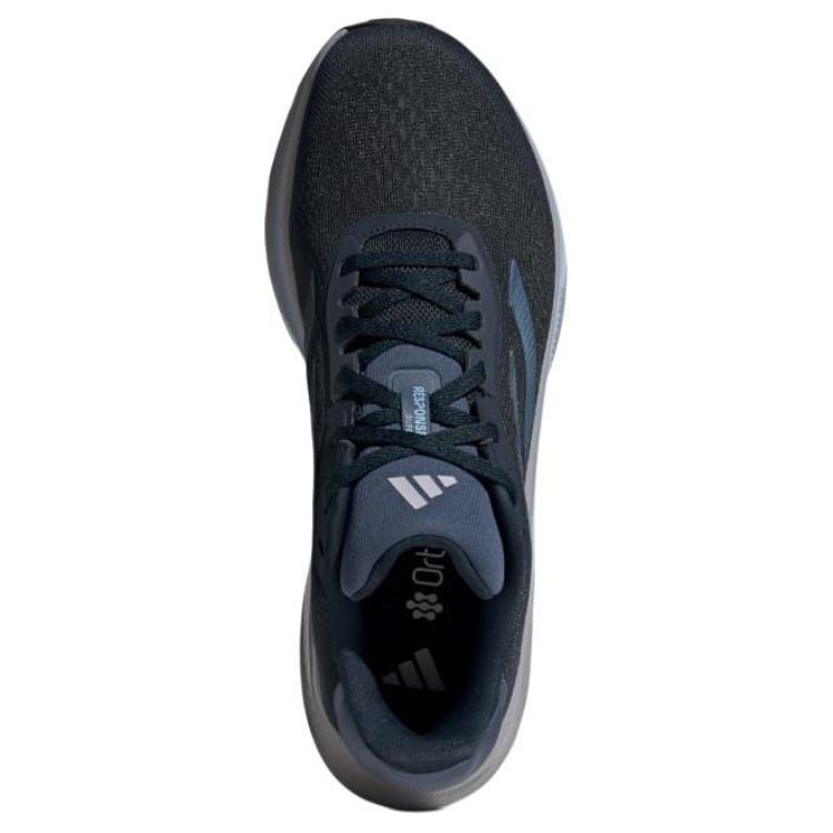 Adidas Response Super Slip Resistant Abrasion Resistant Low top Casual Running Shoes Men’s Black Blue