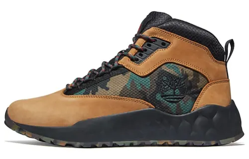 Timberland Solar Wave Abrasion Resistant Slip Resistant Ankle Length Outdoor Boots Earth Yellow