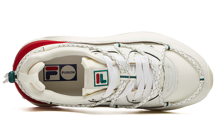 Женские кроссовки Fila FUSION Jogger DX XMas (серо-красно-зеленый) — фото 2