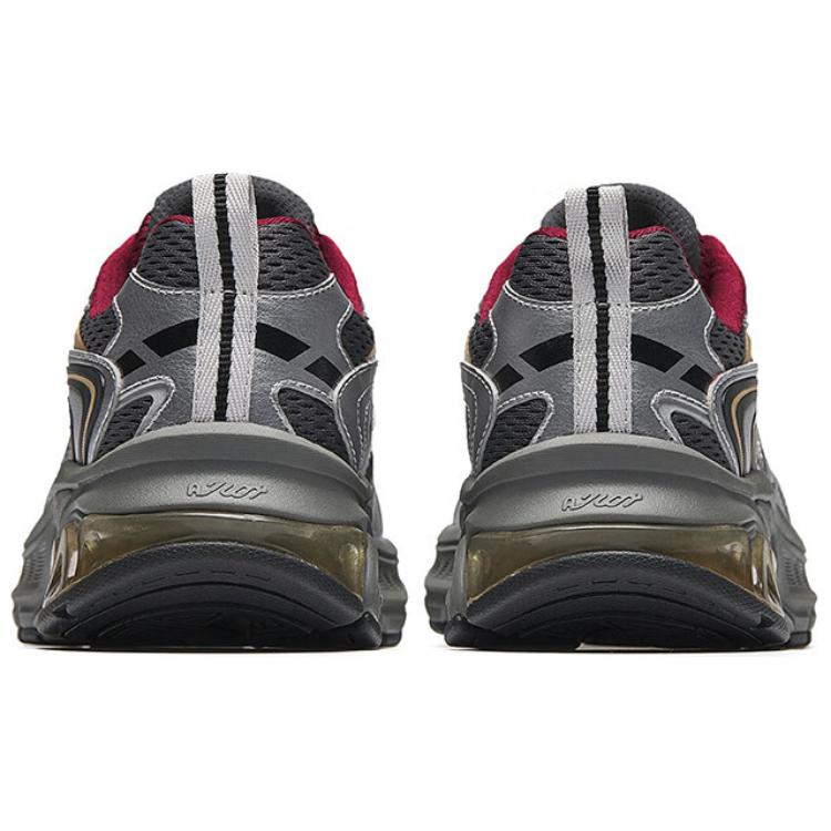 Anta OG2000 Slip Resistant Abrasion Resistant Low top Casual Running Shoes Men’s Silver Brown Red