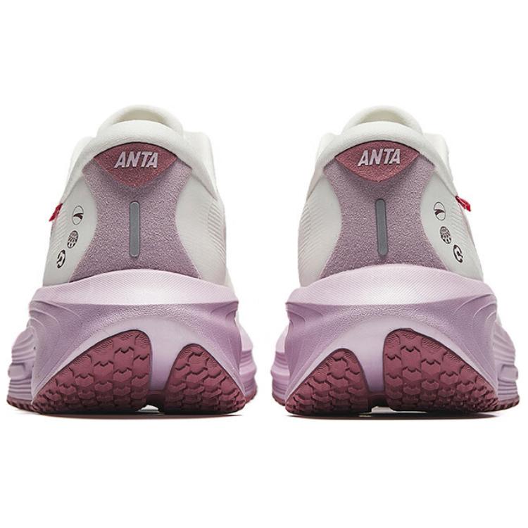 Anta Ark Fabric Cushioning, Wear Resistant Low top Running Shoes Women’s White Purple