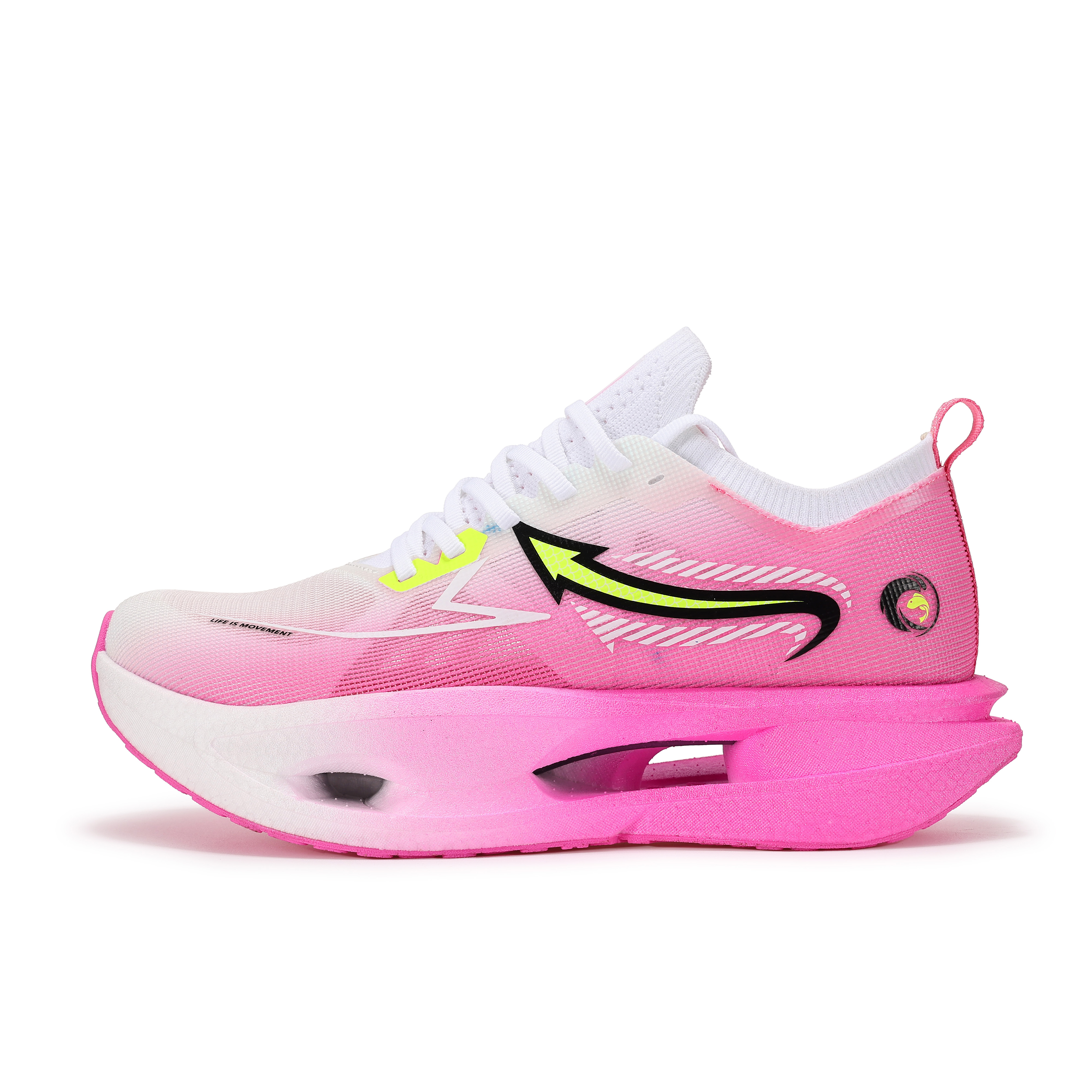 JINGYE Slip Resistant, Abrasion Resistant, Breathable Low top Full Length Genuine Carbon Plate Racing Running Shoes