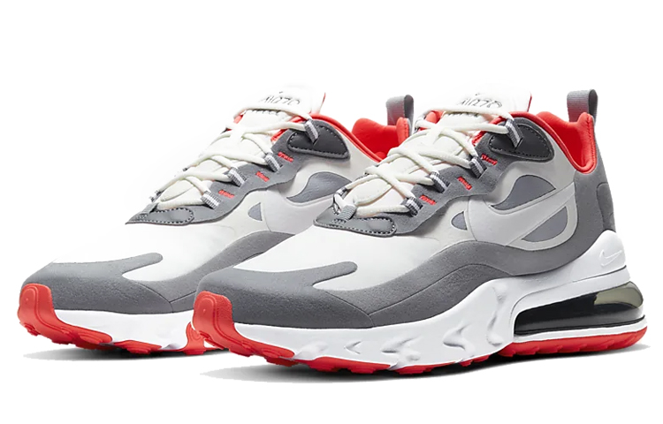Мужские кроссовки Nike Air Max 270 React (серый) — фото 3