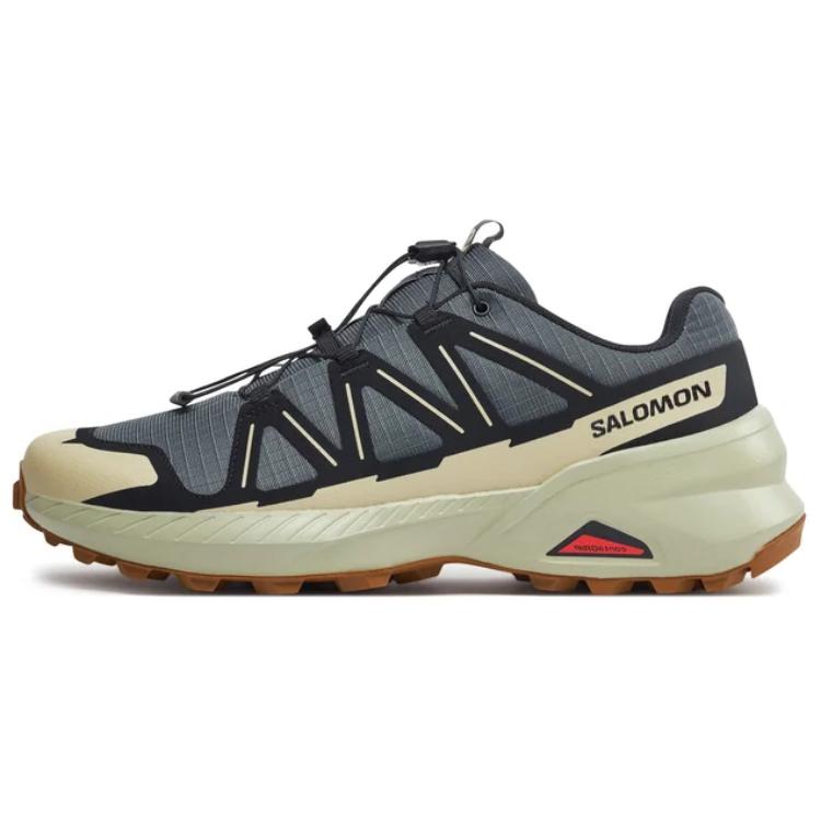 SALOMON Slip Resistant Abrasion Resistant Low top Casual Running Shoes Men’s Gray