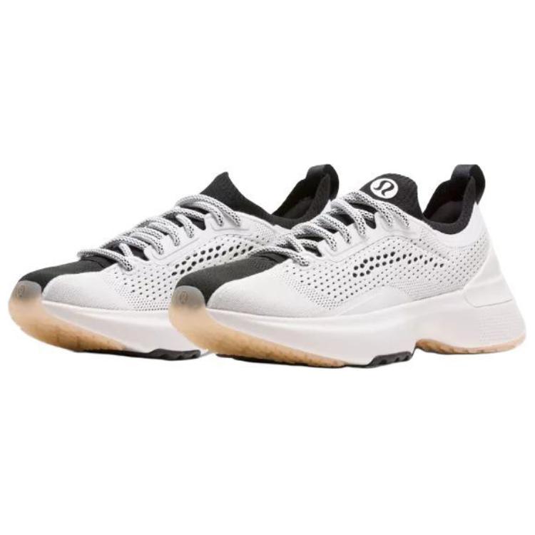 Lululemon Chargefeel Breathable Support Low top Training Running Shoes Women’s White Black