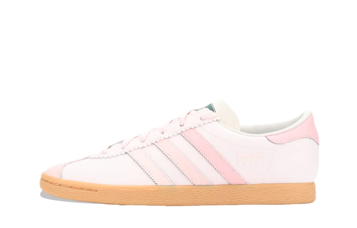 Adidas Originals Stadt White Peach Purple Abrasion Resistant Low top German Army Trainers Unisex Pink White