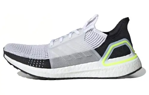 UltraBoost 19 Adidas 'White Yellow'