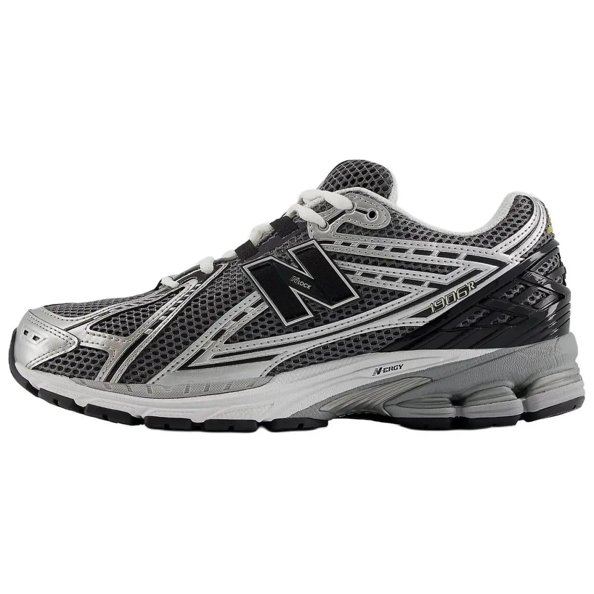 New Balance NB 1906R Comfortable Low top Casual City Commuting Running Shoes Unisex Silver Black