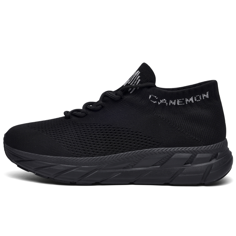 LINGHANGLUOTUO Slip Resistant And Breathable Coverage Mid top Sprint Running Shoes Men’s