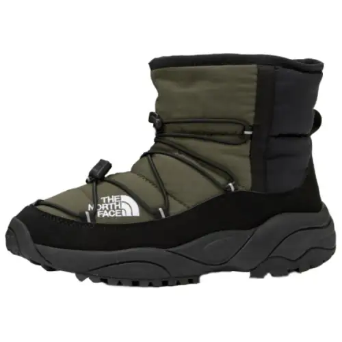 THE NORTH FACE Borealis Leather Breathable, Thermal, And Waterproof Crew Outdoor Boots Men's Green Black