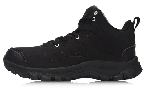 Li Ning Textile, Synthetic Leather Cushioning Slip Resistant Abrasion Resistant Thermal Low top Running Shoes Men's
