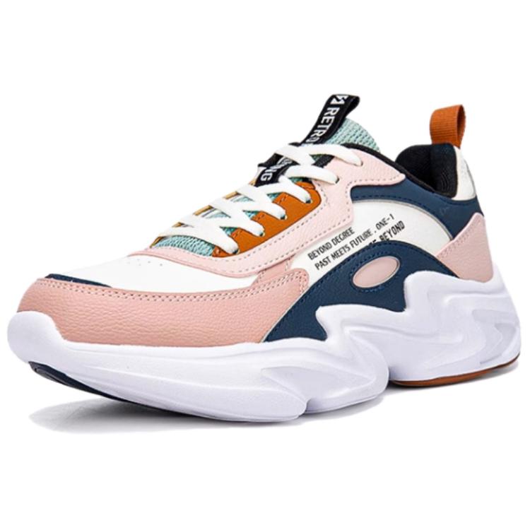 361° Cushioning, Wear Resistant Low top Running Shoes Women’s White Pink