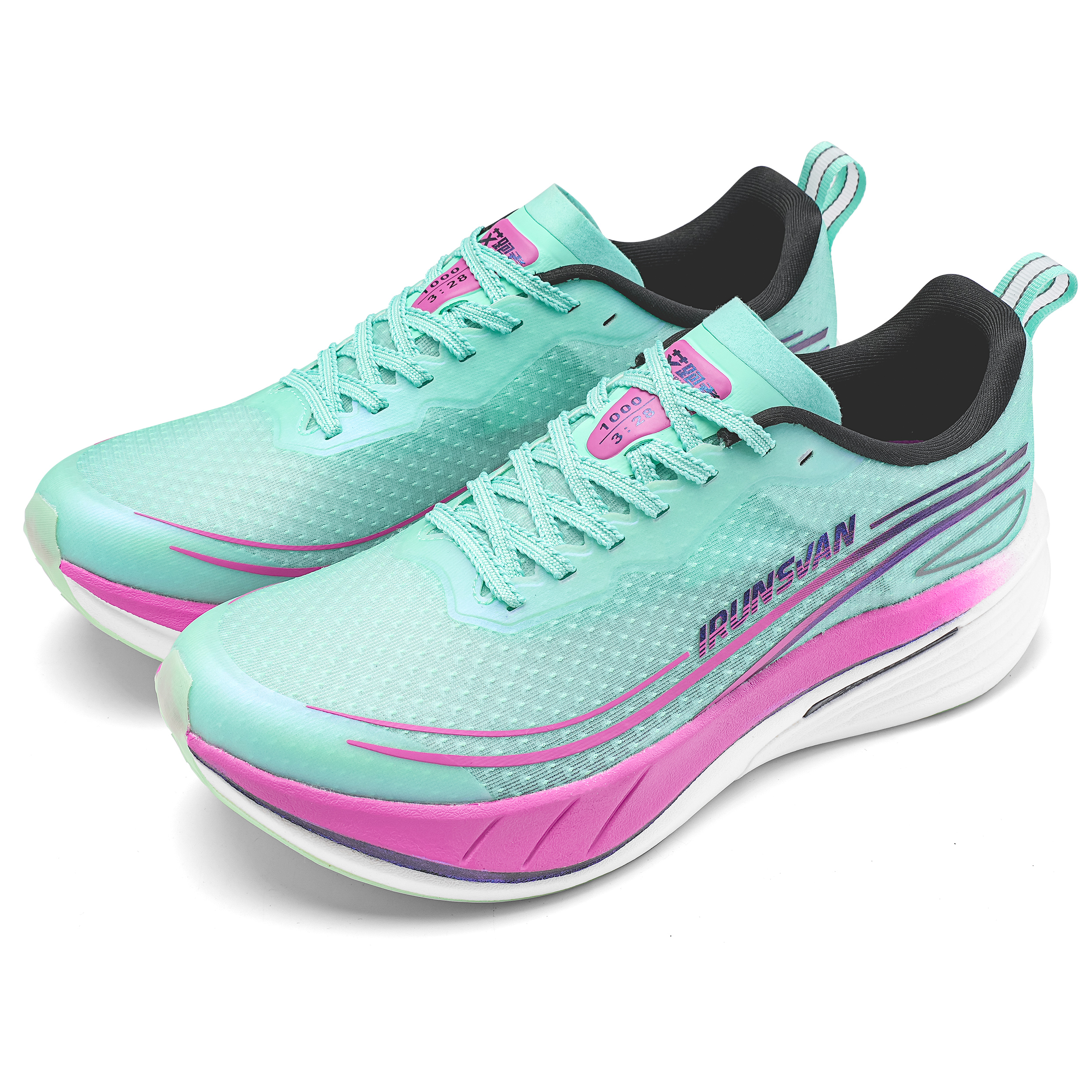 IRUNSVAN Low top Running Shoes Unisex Larkspur And Spring Explorer