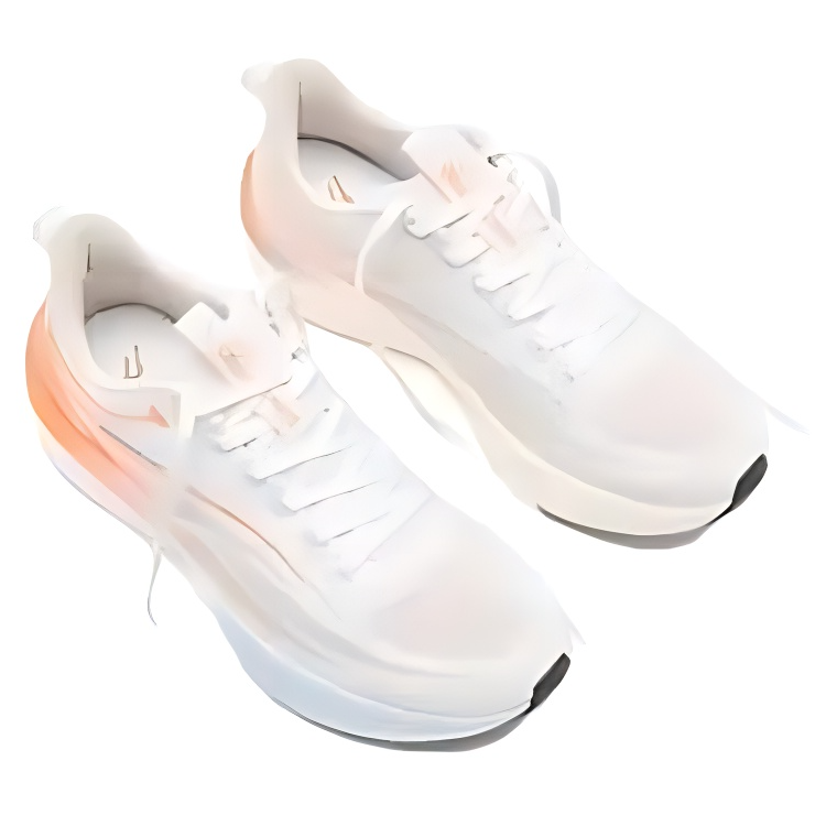 QIAODAN Q LITESPEED 6.0 Slip Resistant Abrasion Resistant Low top Casual Running Shoes Men’s White Orange