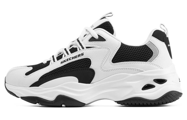 Женские кроссовки Skechers D'LITES 4.0 (бело-черные)