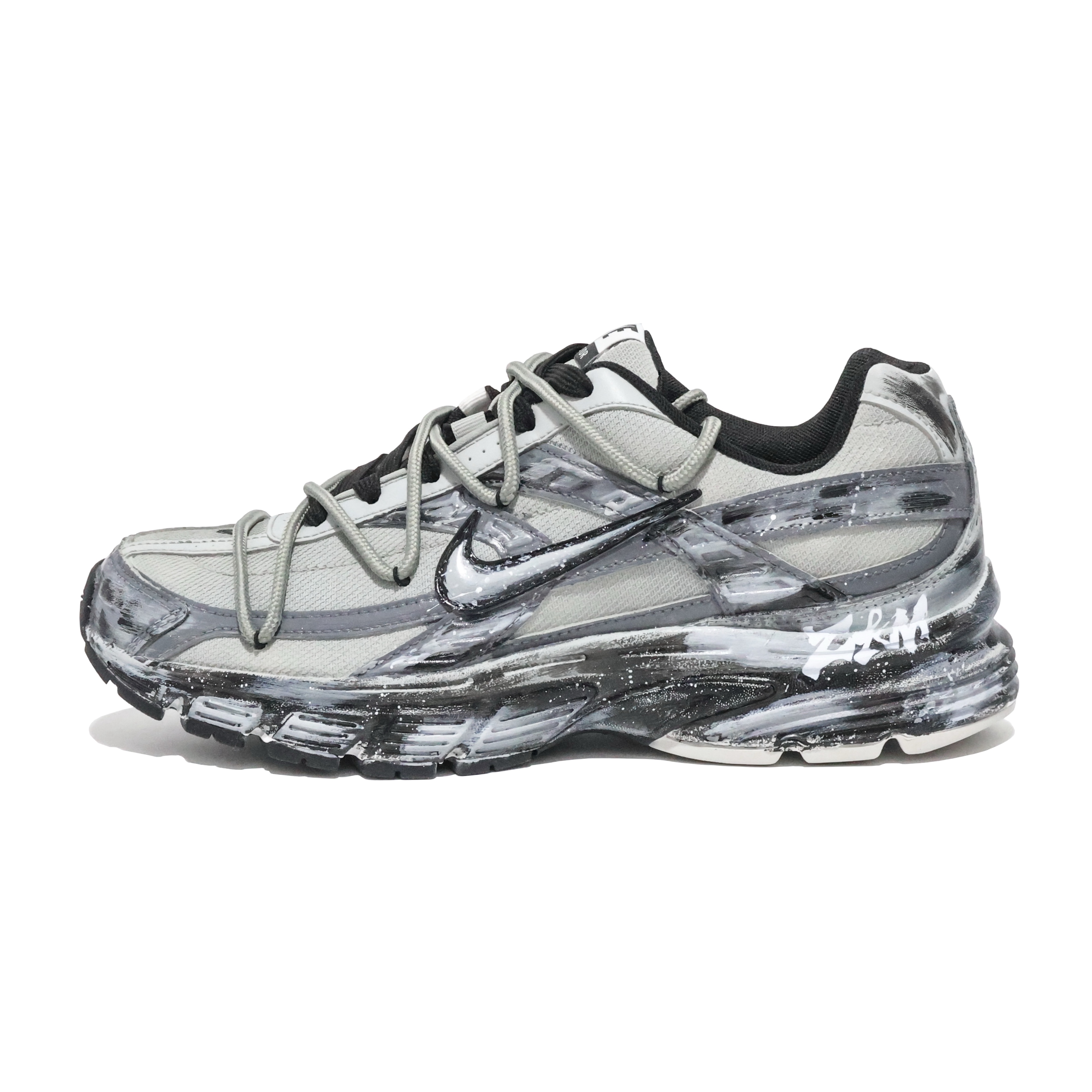 Nike Initiator Cushioning Abrasion Resistant Breathable Lightweight Low top Running Shoes Unisex Gray