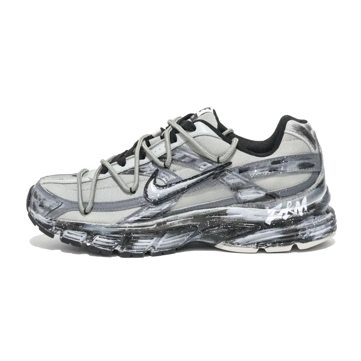 Nike Initiator Cushioning Abrasion Resistant Breathable Lightweight Low top Running Shoes Unisex Gray