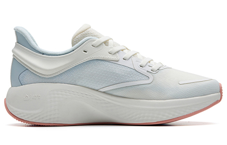 ANTA Running Collection Running Shoes Women’s Low Top Ivory White/Mirage Blue/Floating Cloud Red