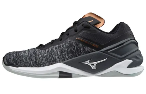 Mizuno Wave Stealth Running Shoes Unisex Low Top Black