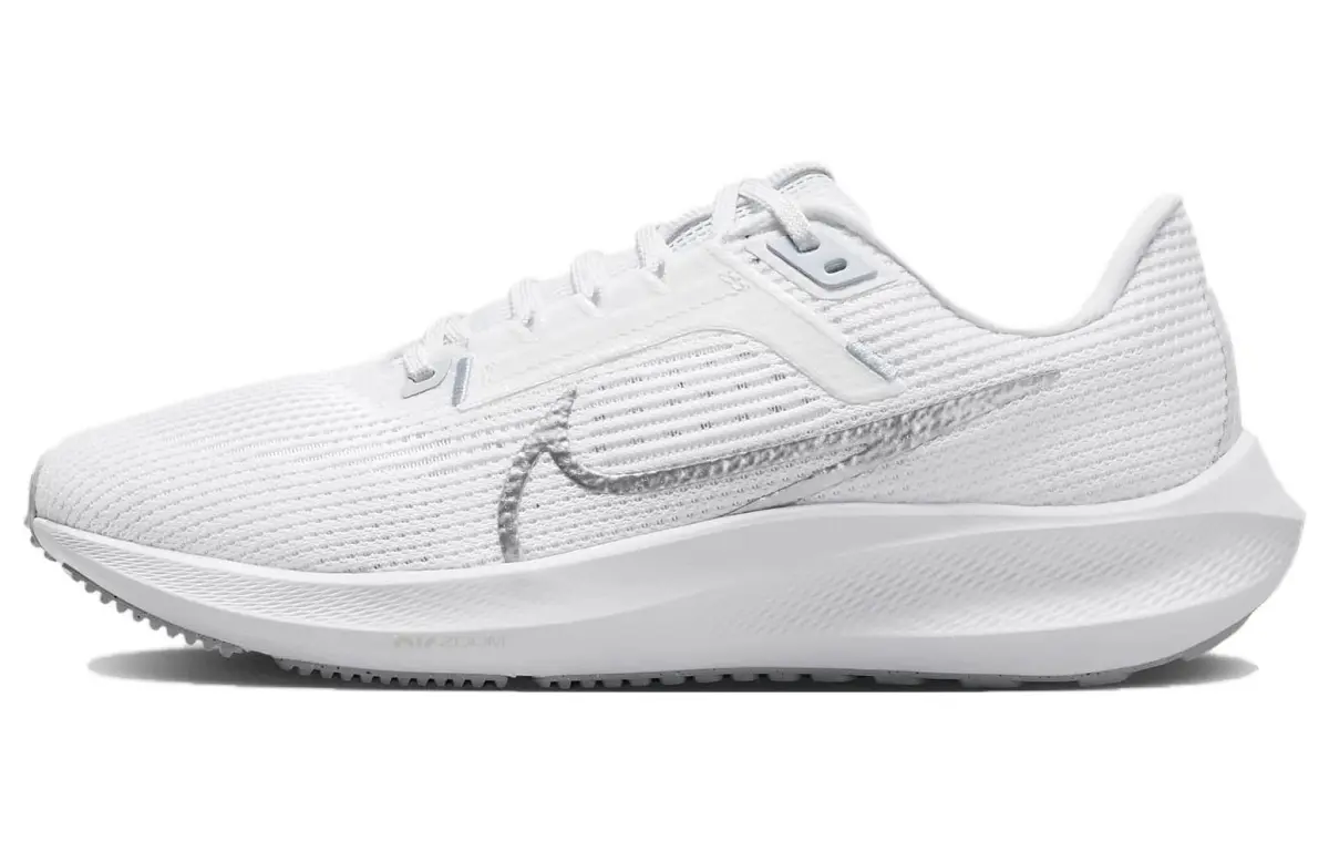 Nike Pegasus 40 White Metallic Silver Women's