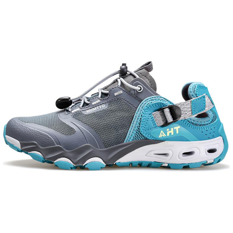 HUMTTO Comfortable Slip Resistant Slip Resistant Outdoor Shoes Men’s Gray Blue