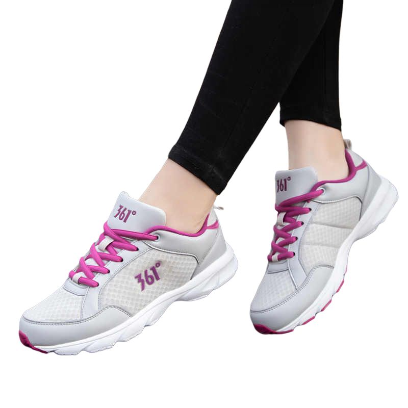 361° Cushioning, Wear Resistant Low top Running Shoes Women’s Gray Purple