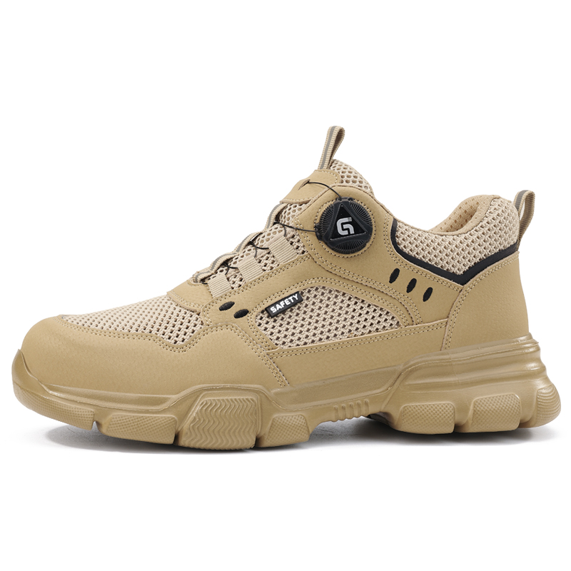 LANOUDUN Abrasion Resistant, Breathable, Lightweight Mid top Outdoor Shoes Unisex Khaki