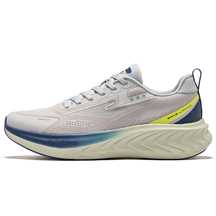 Erke Cushioning Rebound Low top Neutral Force Technology Sprint Running Shoes Men’s Mist Gray