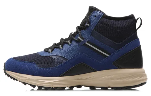 Li Ning Comfortable And Trendy Cushioning Slip Resistant Abrasion Resistant Thermal Coverage Support High top