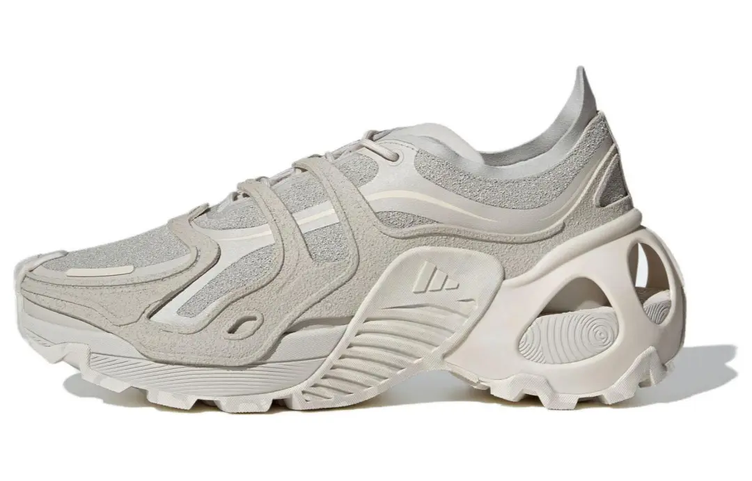 Adidas Wonder Runner Fabric Abrasion Resistant Breathable Low top Running Shoes Unisex Gray