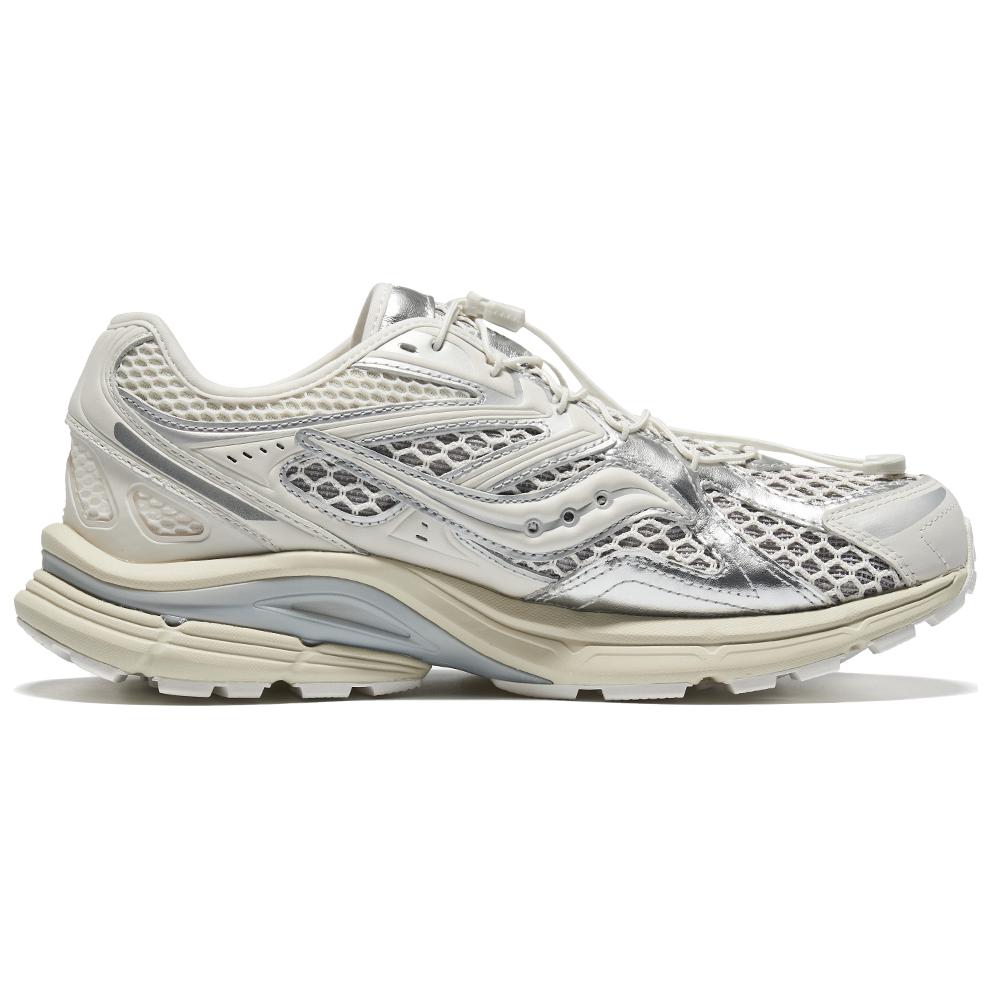 Saucony Kinvara Essence 4 Low top Casual Training City Commuting Running Shoes Unisex White Silver