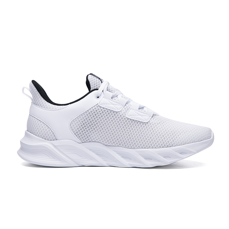 361° Cushioning, Wear Resistant Low top Running Shoes Men’s White Obsidian Black