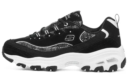 Skechers D'Lites 1.0 'Black White' Women's