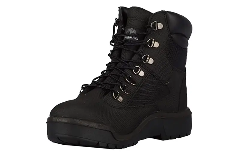 Timberland Cow Split Leather Abrasion Resistant Cushioning Short Outdoor Boots Men's Black