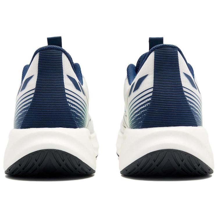 QIAODAN Cushioning Abrasion Resistant Lightweight Low top Casual Running Shoes Men’s White Blue