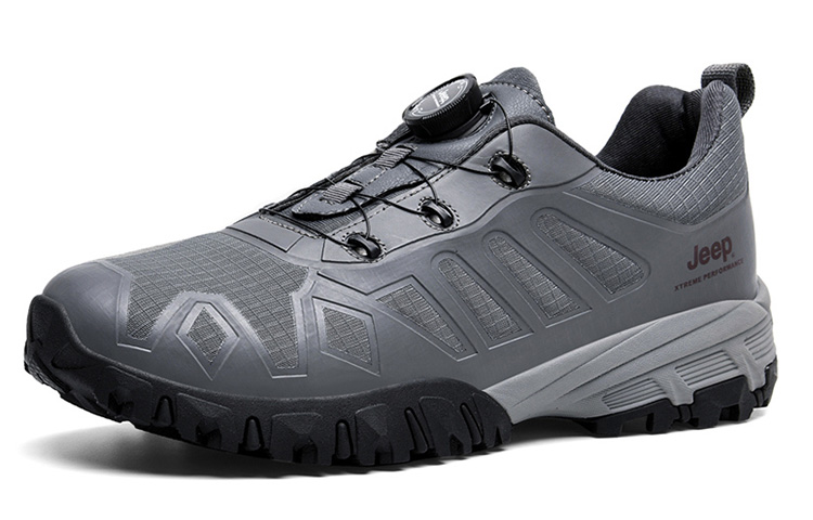 Jeep Lightweight Abrasion Resistant Low top Outdoor Shoes Men’s Gray