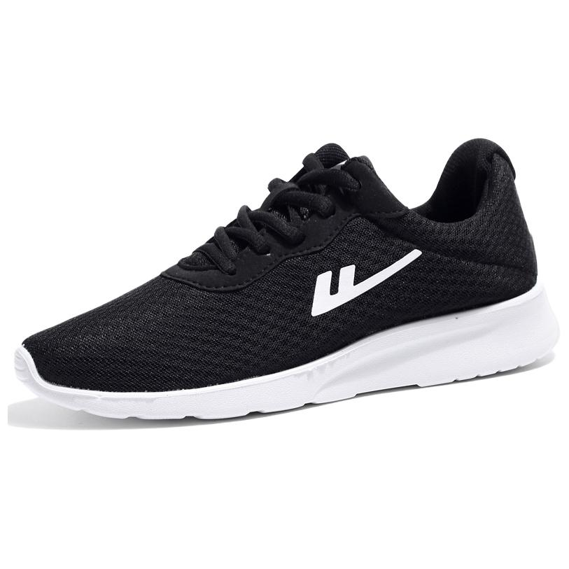 Warrior Comfortable Slip Resistant, Abrasion Resistant, Rebound Low top Running Shoes Men’s Black