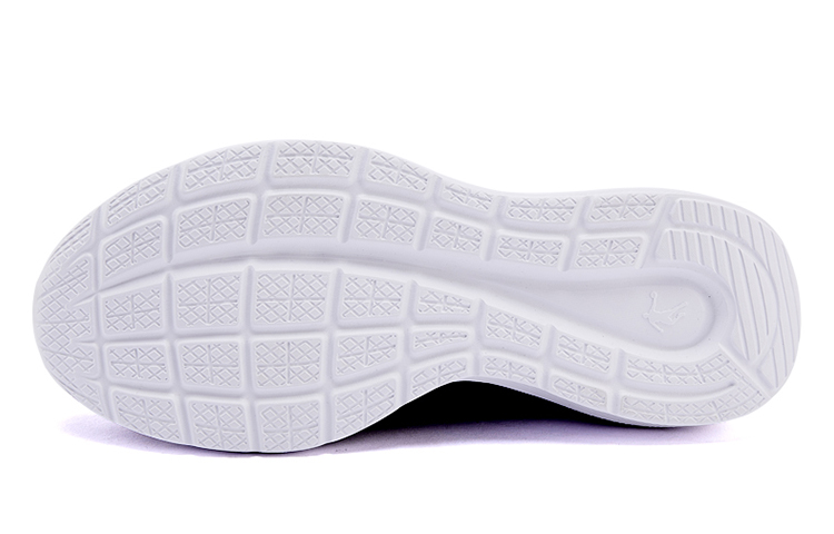 QIAODAN Breaking Wind Breathable, Slip Resistant, And Abrasion Resistant Low top Running Shoes Men's Black White
