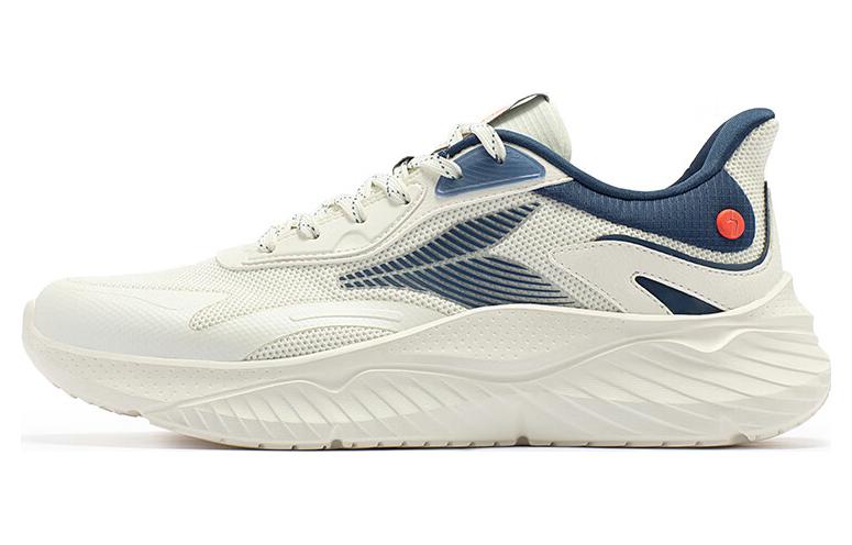 361° Comfortable And Trendy Slip Resistant, Abrasion Resistant, Breathable Low top Running Shoes Men’s White Blue