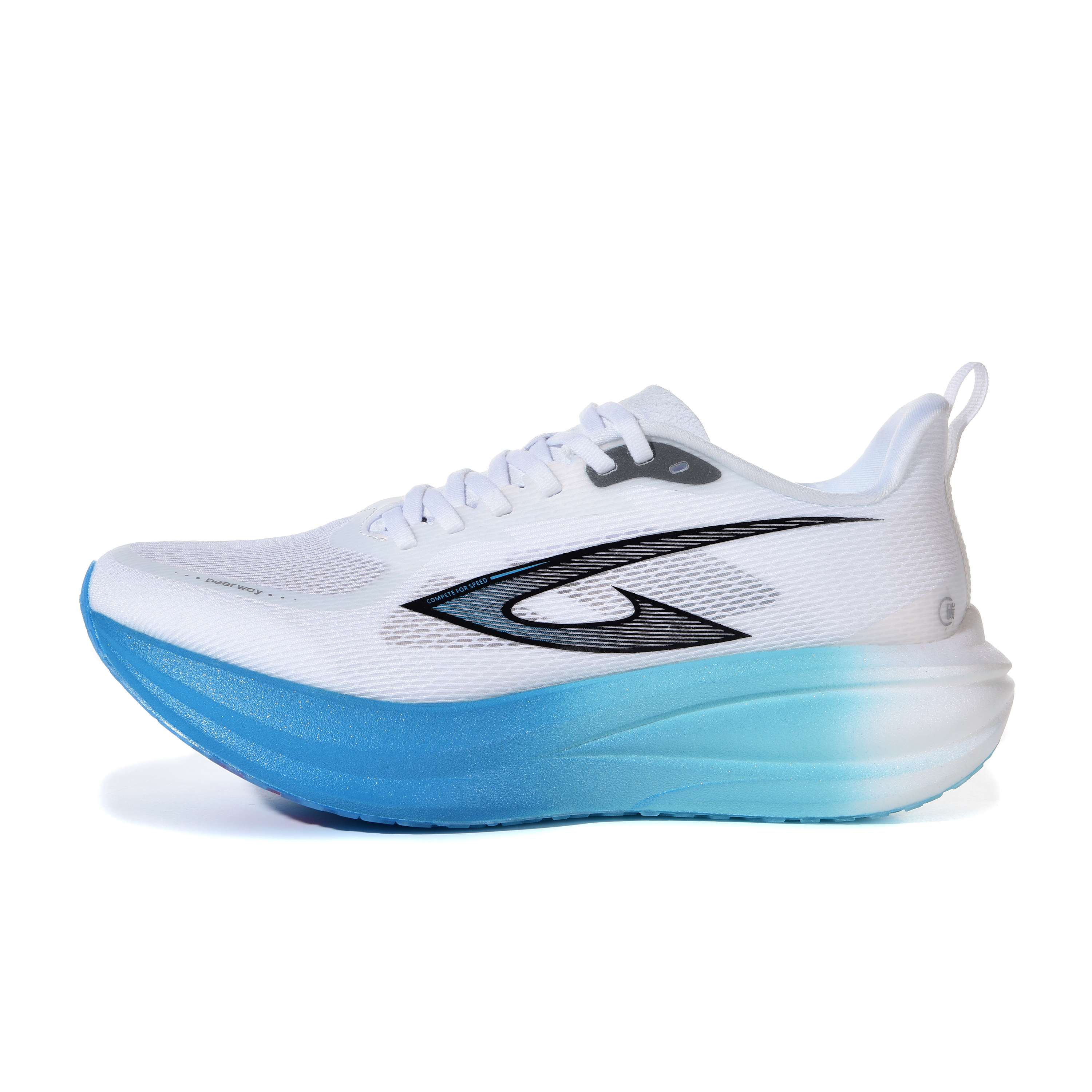 DEERWAY Running Shoes Unisex Pink Blue Mismatched