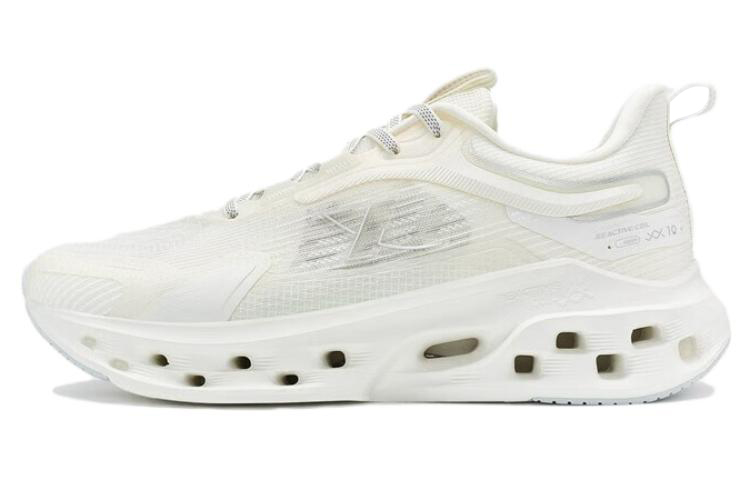 XTEP Cushioning Spin 10.0 Slip Resistant, Abrasion Resistant, Breathable Low top Running Shoes Men’s White