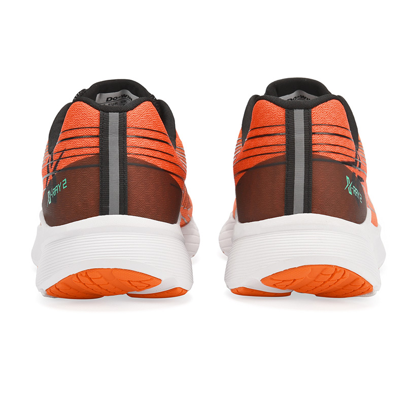 DO WIN Racing Cushioning Slip Resistant Abrasion Resistant Low top Marathon Running Shoes Unisex Orange