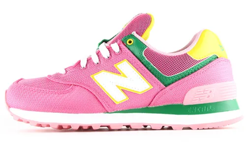 New Balance 574 Sneakers 'Bright Pink Teal' Women's